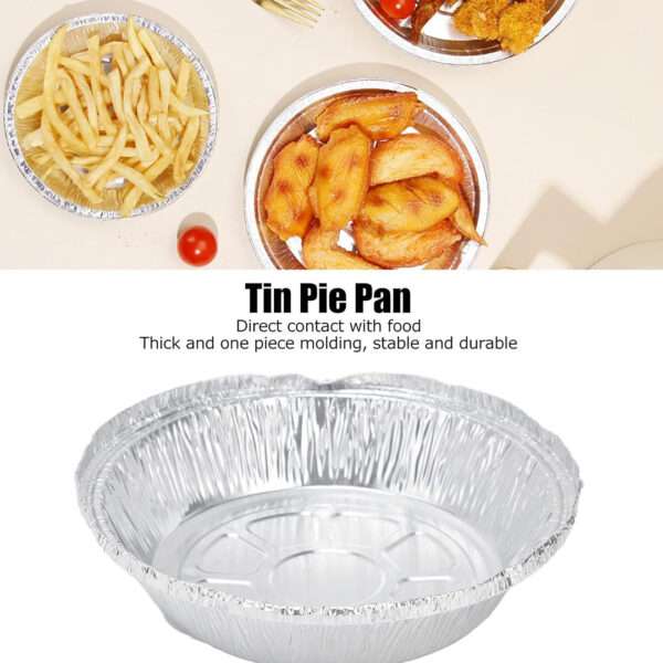 BANDEJA ALUMINIO x50 PARA FREIDORA 20X4CM REDONDA (JTBAZ356) - Image 3