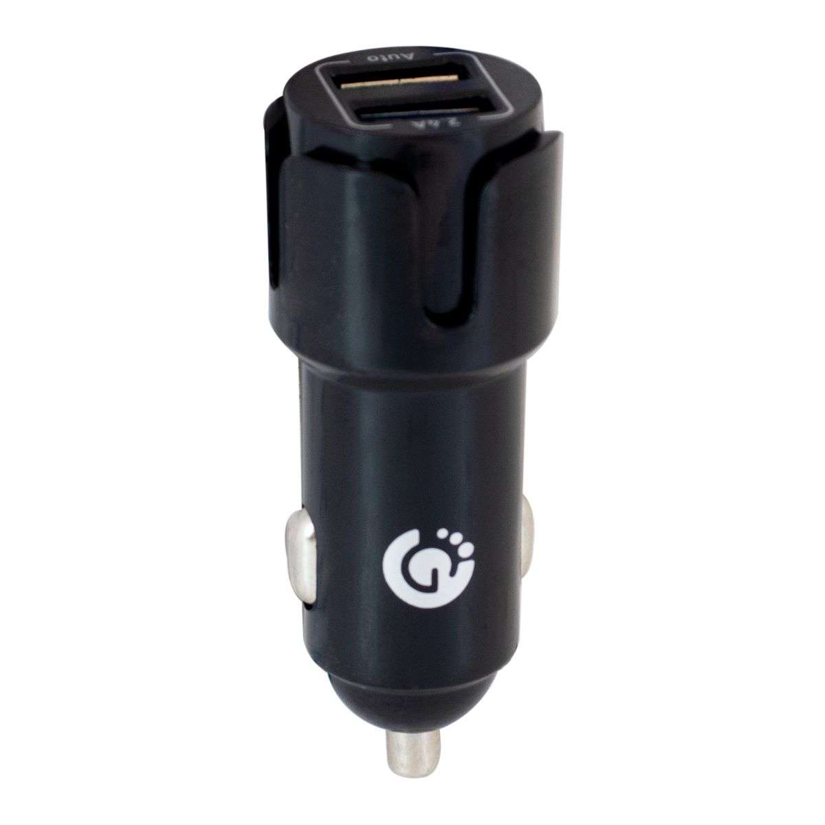 ADAPTADOR AUTO 2 USB 2.4A 12V GOLDTECH (JTCARG403)