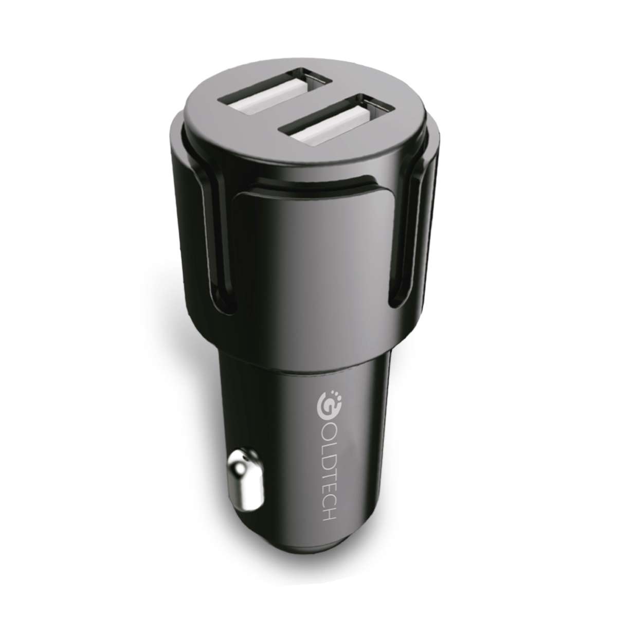 ADAPTADOR AUTO 2 USB 2.4A 12V GOLDTECH (JTCARG403) - Image 2