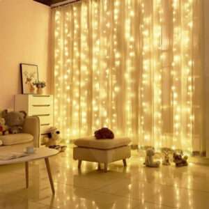 CORTINA 200 LUCES LED 2X2M CALIDA 220V (JTFIEST121)