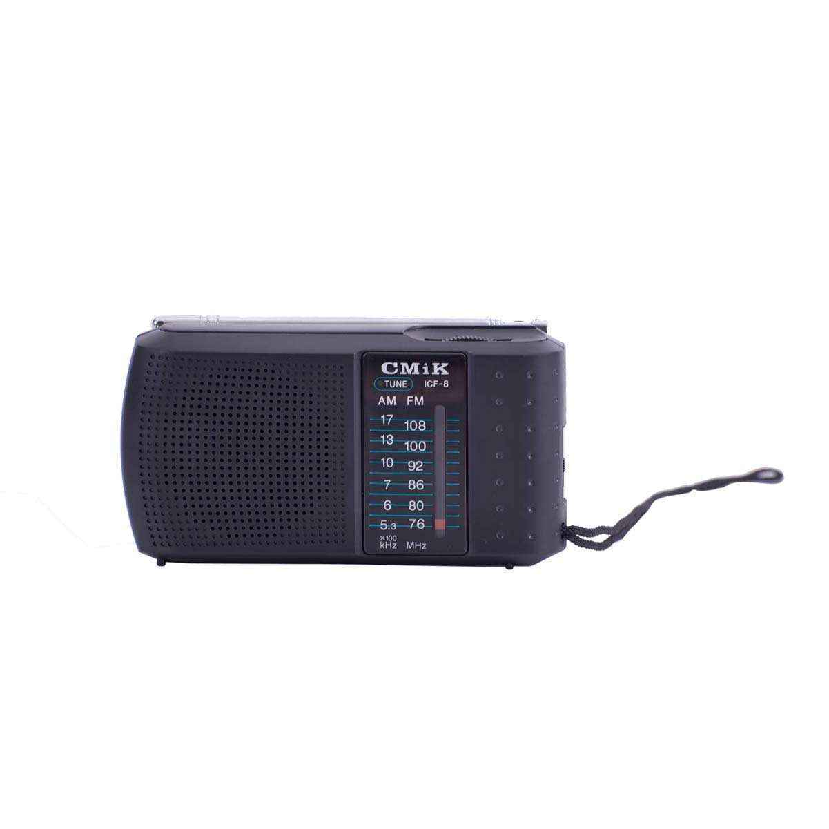 RADIO PORTATIL CMIK AM/FM A PILA ICF-8 NEGRO (JTPAR181) - Image 4