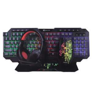 COMBO GAMER 4 EN 1 XTRIKE ME CMX-415 SP NEGRO RGB (JTXTRIKE119)