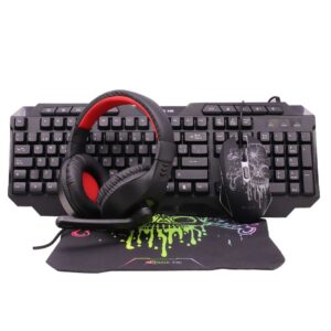 COMBO GAMER 4 EN 1 XTRIKE ME CMX-415 SP NEGRO RGB (JTXTRIKE119)