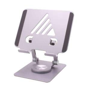 SOPORTE PARA TABLET CON BASE 360° AJUSTABLE GRIS (JTACCPC225)