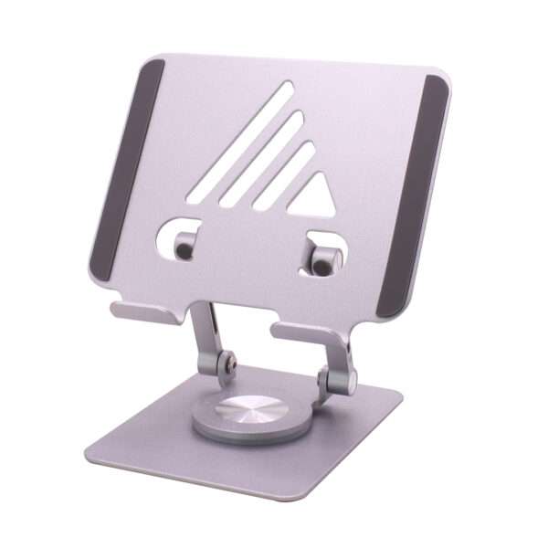 SOPORTE PARA TABLET CON BASE 360° AJUSTABLE GRIS (JTACCPC225)