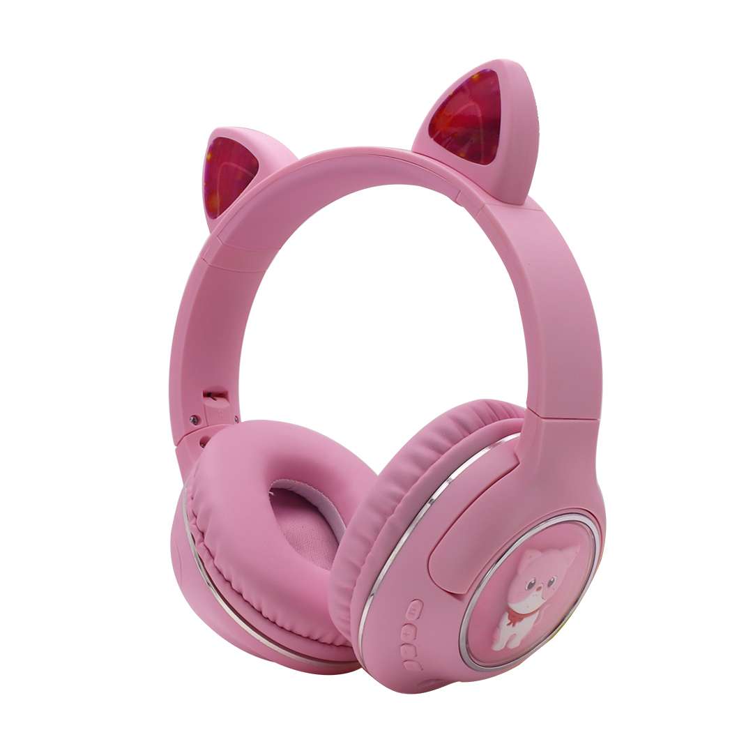 VINCHA AURICULAR BT AK-66 CAT C/LUZ ROSADO (JTAUR513ROS)