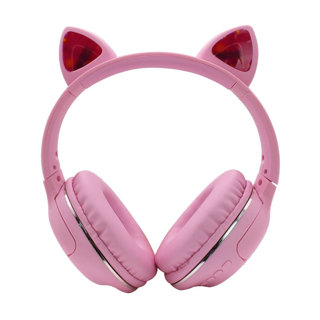 VINCHA AURICULAR BT AK-66 CAT C/LUZ ROSADO (JTAUR513ROS) - Image 2