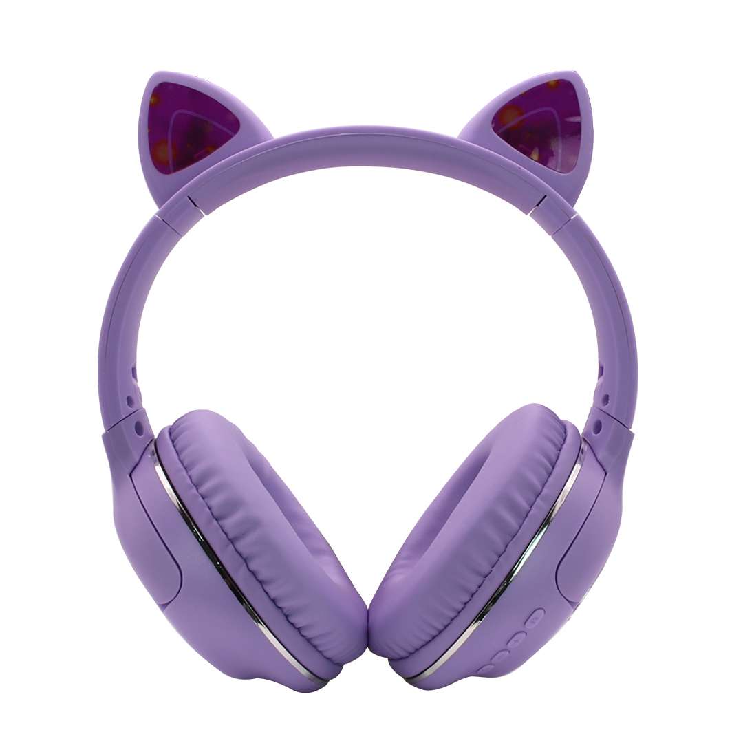 VINCHA AURICULAR BT AK-66 CAT C/LUZ VIOLETA (JTAUR513VIO) - Image 2