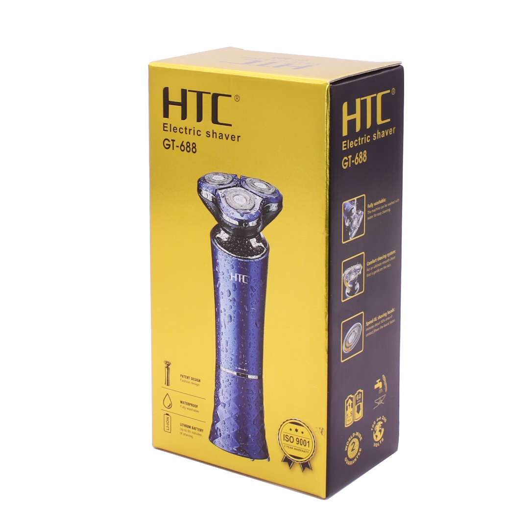 AFEITADORA INALAMBRICA HTC GT-688 AZUL (JTELEC122) - Image 4