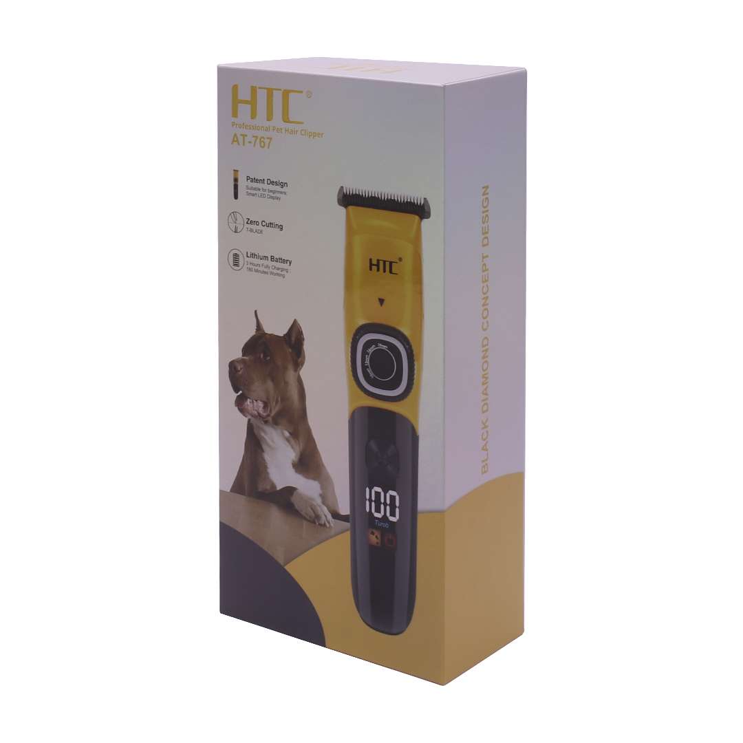 CORTA PELO MASCOTA INALAMBRICA HTC AT-767 RECARGABLE (JTELEC409) - Image 3