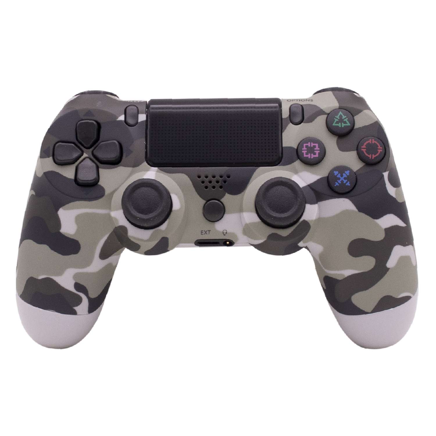 JOYSTICK INALAMBRICO P/P4 CAMUFALDO GRIS (JTGAME119)