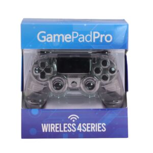 JOYSTICK INALAMBRICO PARA PS4 TRANSPARENTE (JTGAME127)