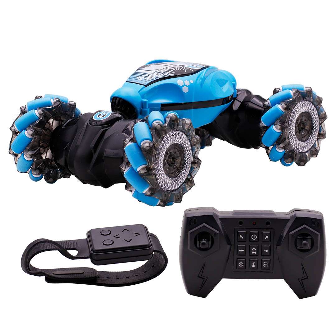 AUTO C/CONTROL REMOTO Y DE MANO STUNT CAR (JTJUG911)