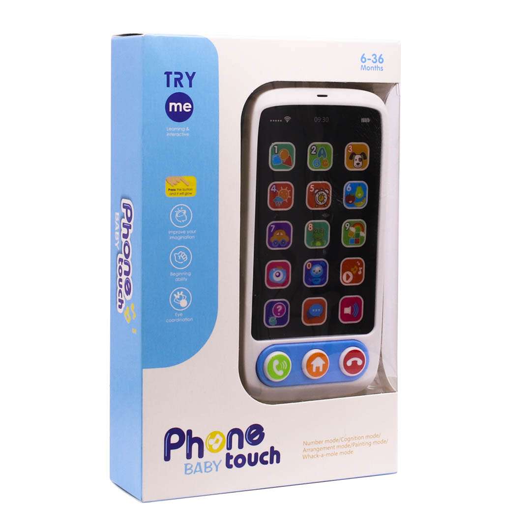 TELEFONO CELULAR MUSICAL DIDACTICO CELESTE (JTJUG975CEL) - Image 4