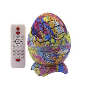 LAMPARA VELADORA HUEVO GALAXIA 13X10CM (JTLAMP177-4)