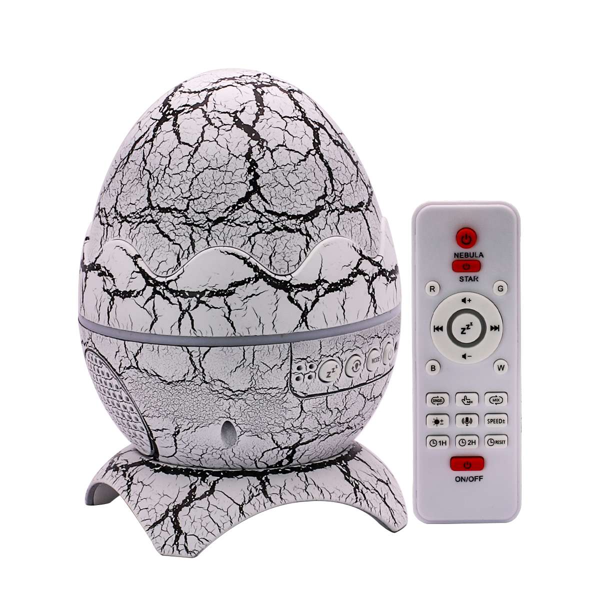 LAMPARA VELADORA HUEVO GALAXIA 16X15CM (JTLAMP177-6)