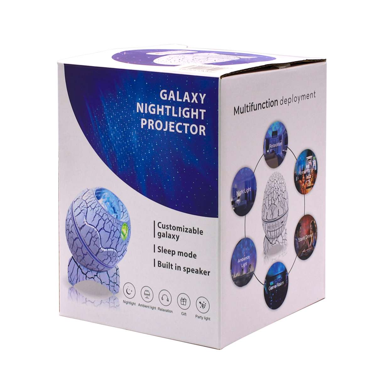 LAMPARA VELADORA HUEVO GALAXIA 16X15CM (JTLAMP177-6) - Image 3