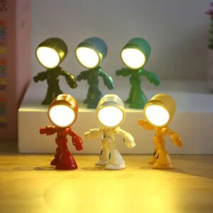 LAMPARA PORTATIL LED DISEÑO HEROE NEGRO (JTLAMP178NEG)