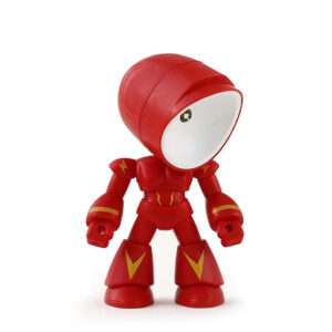 LAMPARA PORTATIL LED DISEÑO HEROE ROJO (JTLAMP178ROJ)