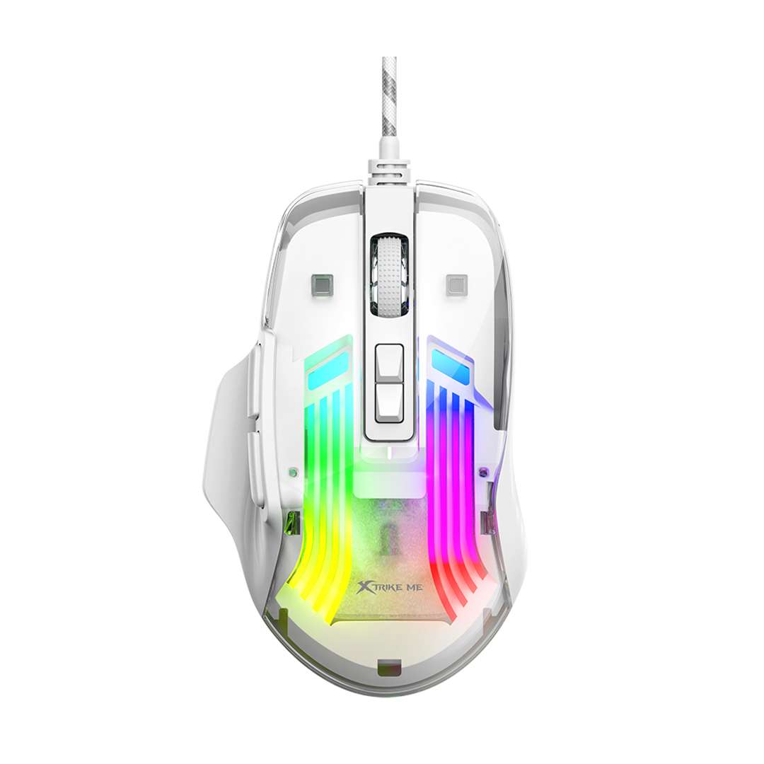 MOUSE GAMER XTRIKE ME GM-319 BLANCO (JTXTRIKE122)