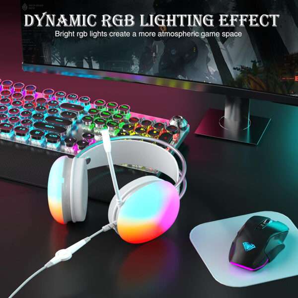 AURICULARES GAMER XTRIKE ME GH-511 BLANCO (JTXTRIKE123) - Image 3