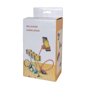 SOPORTE CELULAR PINZA PARA ESCRITORIO MESA CAMA NEGRO (JTACCEL114NEG)