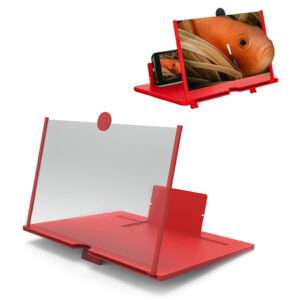 PANTALLA LUPA AMPLIFICADOR P/CELULAR 9'' ROJO (JTACCEL325ROJ)