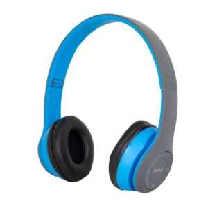 VINCHA AURICULAR INALÁMBRICO P47 BT SD FM AZUL (JTAUR051AZUL)