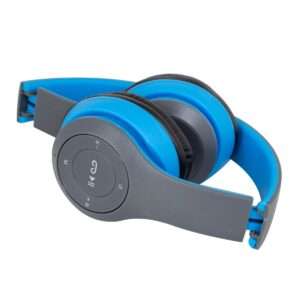 VINCHA AURICULAR INALÁMBRICO P47 BT SD FM AZUL (JTAUR051AZUL)