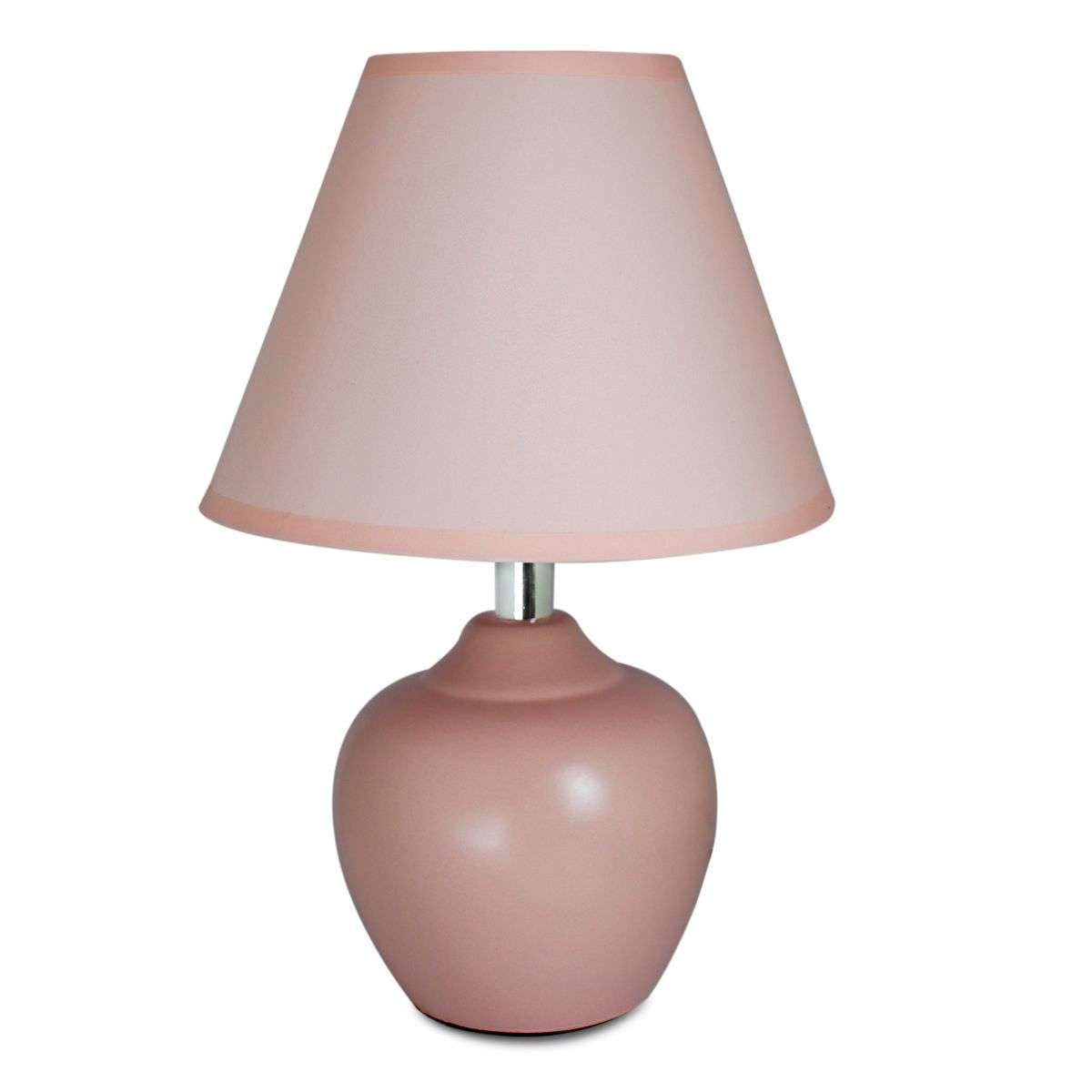 PORTATIL DE MESA BASE CERAMICA ROSADA (JTBAZ285ROS)