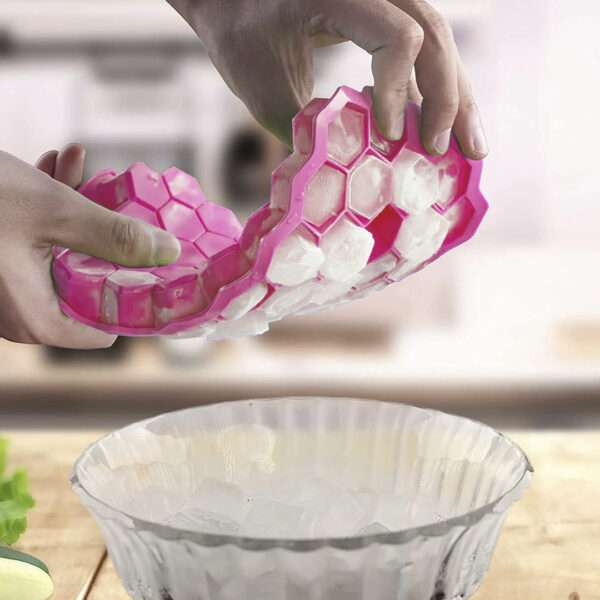 MOLDE PARA HACER HIELO ROSADO (JTBAZ361ROS) - Image 2