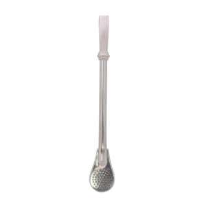BOMBILLA PARA MATE ACERO INOXIDABLE PLATEADA (JTBAZ366)