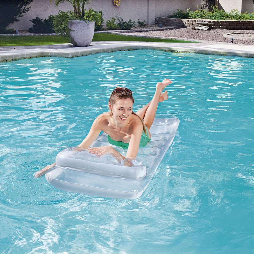 COLCHONETA INFLABLE METAL C/ALMOHADA BESTWAY (JTBW43024) - Image 2