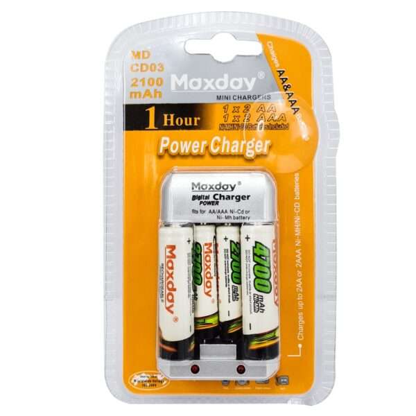 CARGADOR PILAS + AA-AAA M241 (JTCARG066)