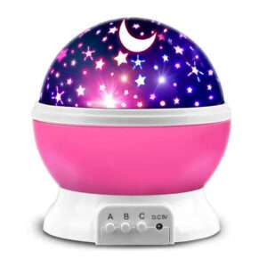 LAMPARA VELADORA DE ESTRELLAS ESFERA ROSADA (JTFIEST073ROS)