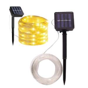 GUIRNALDA SOLAR 10M 100 LUCES TUBO CALIDA (JTFIEST125)