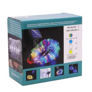 GUIRNALDA SOLAR 10M 100 LUCES TUBO CALIDA (JTFIEST125)