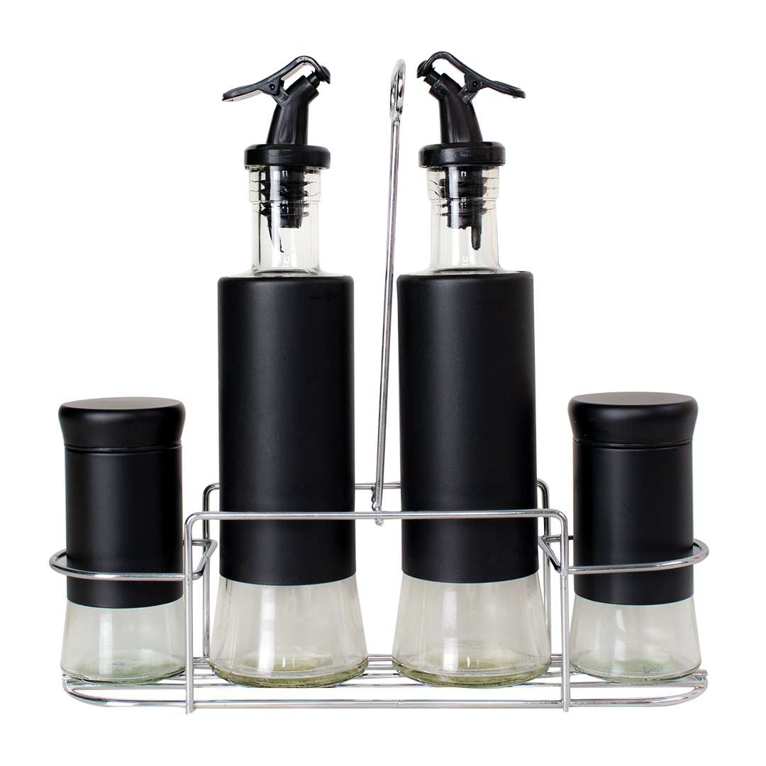 SET CONDIMENTOS X4 C/BASE MET (JTHOG822)