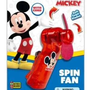 VENTILADOR DE MANO MICKEY 6909A ROJO (JTJ6909A)