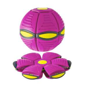 PELOTA MAGICA DISCO VOLADOR LUZ ROSA (JTJUG217ROSA)