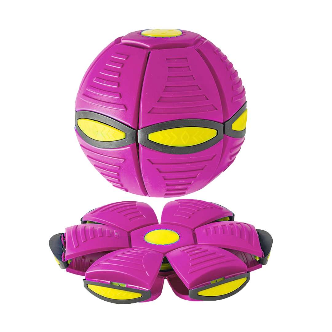PELOTA MAGICA DISCO VOLADOR LUZ ROSA (JTJUG217ROSA)
