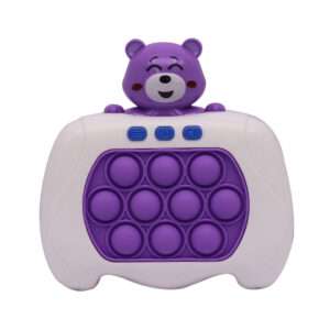 CONSOLA POP IT CON LUZ Y SONIDO OSO VIOLETA (JTJUG931OSO)
