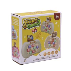 CONSOLA POP IT CON LUZ Y SONIDO OSO VIOLETA (JTJUG931OSO)