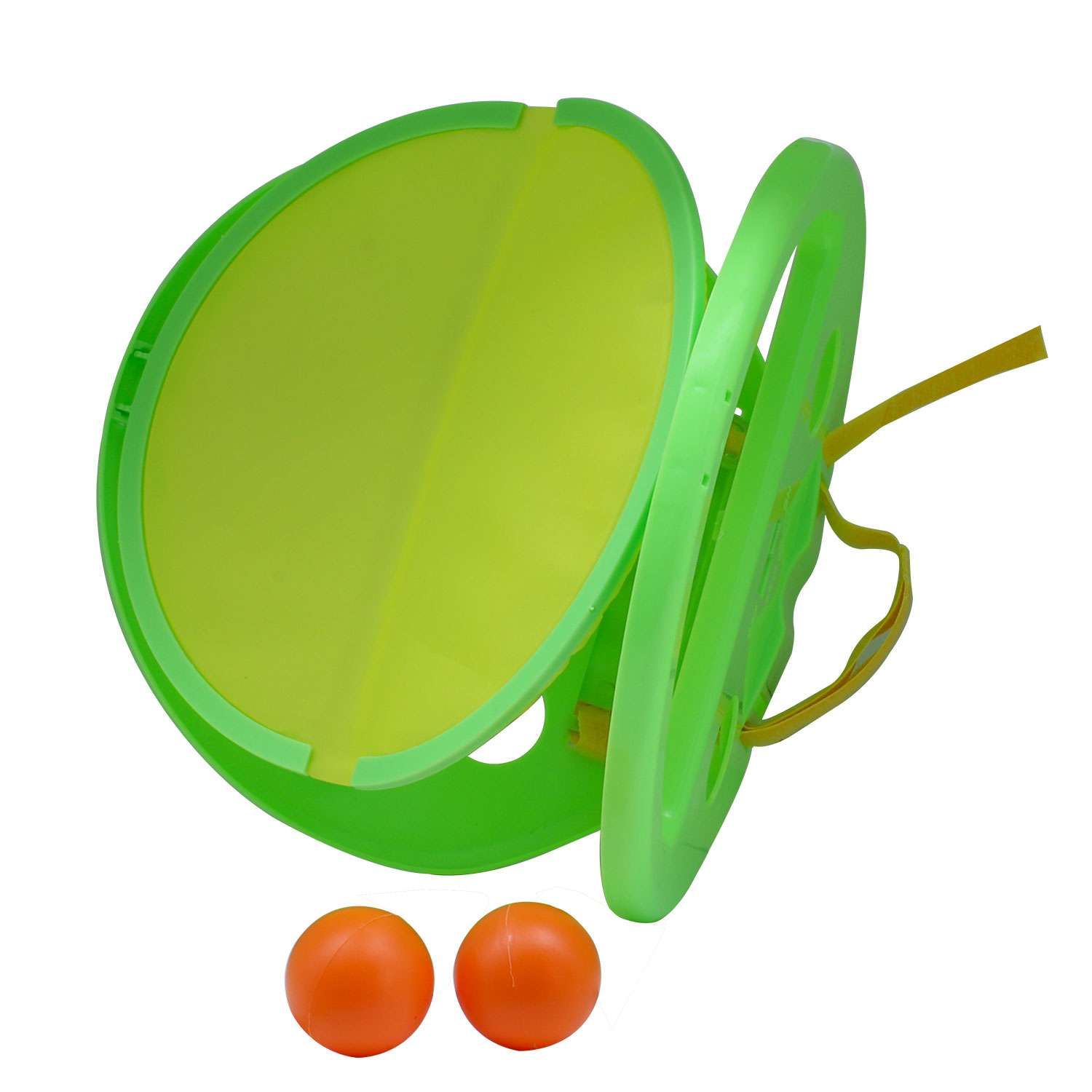 RAQUETA LANZA Y ATRAPA PELOTA VERDE (JTJUG965VER)