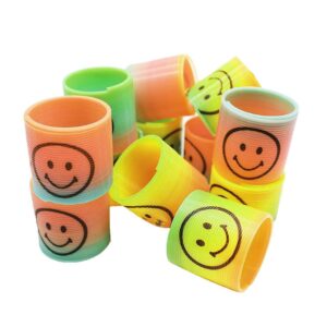 MINI RESORTE SLINKY DISEÑO C/CARITAS COLORES (JTJUG977)