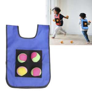 CHALECO CON BOLAS ADHESIVAS DODGEBALL AZUL (JTJUG978AZU)