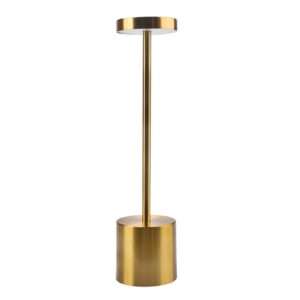 LAMPARA DE MESA PARA RESTAURANTE REGULABLE DORADO (JTLAMP132)