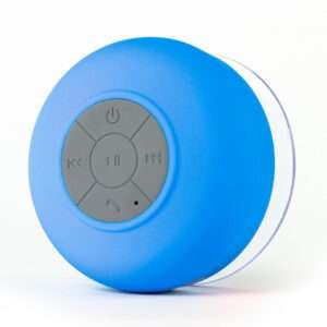 PARLANTE RESISTENTE AL AGUA BLUETOOTH CON VENTOSA CELESTE (JTPAR024CEL)