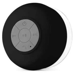 PARLANTE RESISTENTE AL AGUA BLUETOOTH CON VENTOSA NEGRO (JTPAR024NEG)