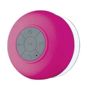 PARLANTE RESISTENTE AL AGUA BLUETOOTH CON VENTOSA ROSADO (JTPAR024ROS)
